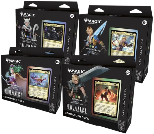 Set 4 Decks Commander; Magic the Gathering