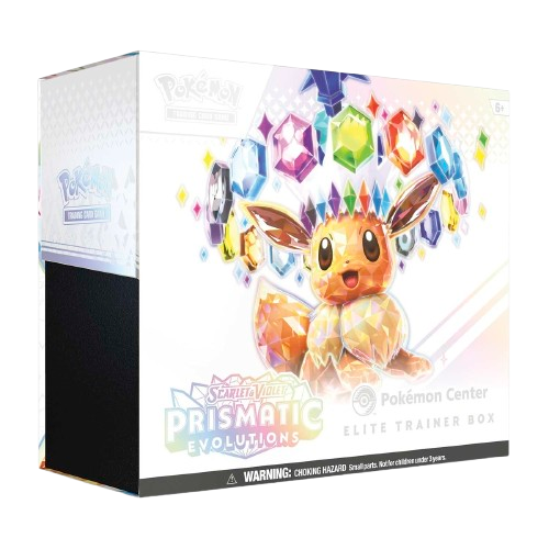 Prismatic Evolutions Elite Trainer Box (English).