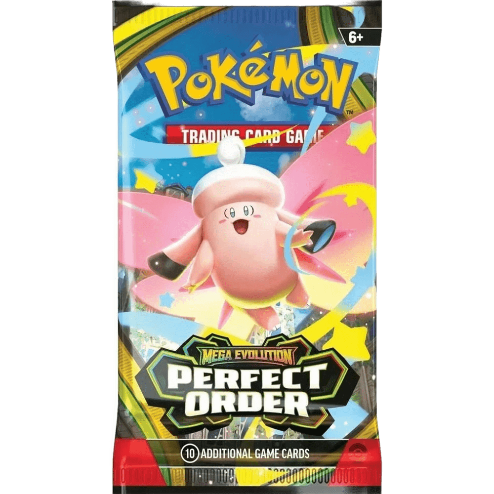 🧩 Sobre Pokémon TCG: Mega Evolución—Perfect Order (1 Booster Pack) English