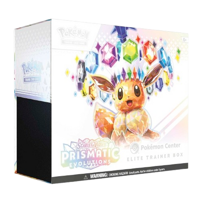 Prismatic Evolutions Elite Trainer Box (English).