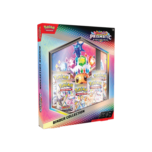Álbum coleccionable Pokémon TCG Escarlata y Púrpura - Evoluciones Prismáticas