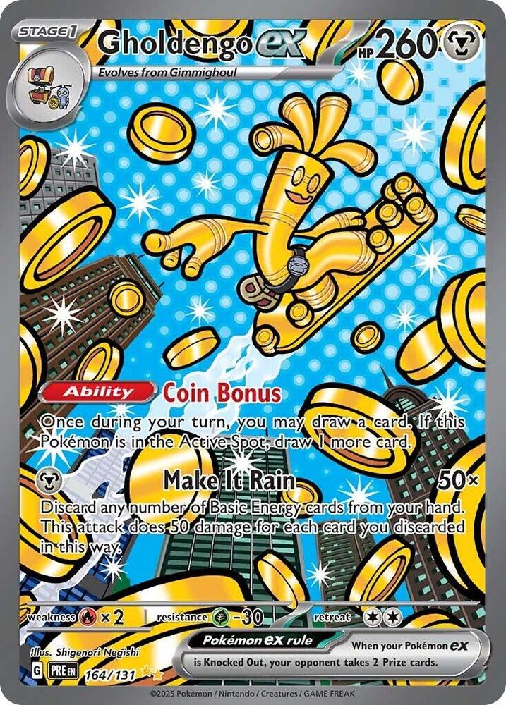 Gholdengo ex - SV: Prismatic Evolutions (PRE) English
