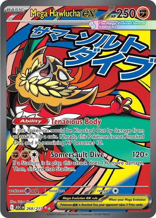 Mega Hawlucha ex - 268/217 - ME: Ascended Heroes (ASC) English