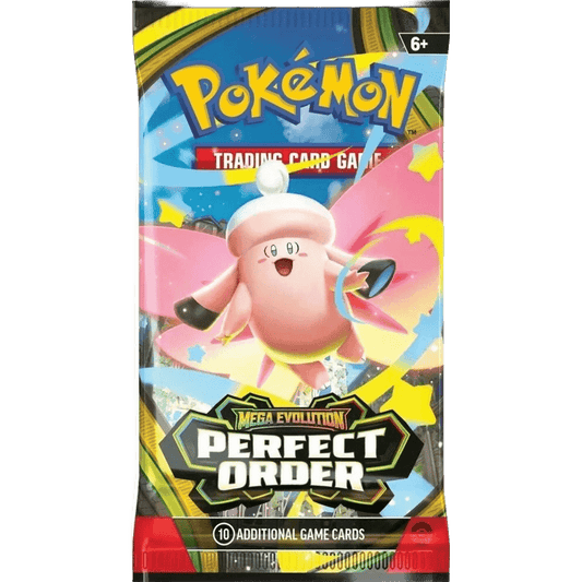 🧩 Sobre Pokémon TCG: Mega Evolución—Perfect Order (1 Booster Pack) English